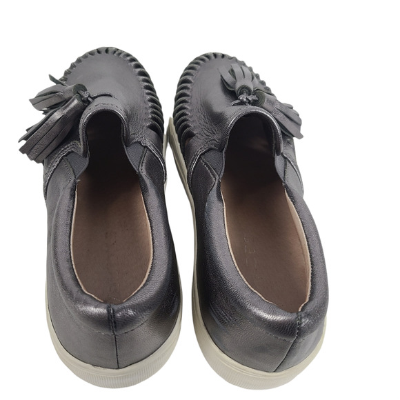 JSlides Aztec Pewter Platform Tassel Sneaker 6M - Picture 4 of 11